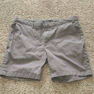 Nordstrom Gray Flat Front Shorts Casual Style
